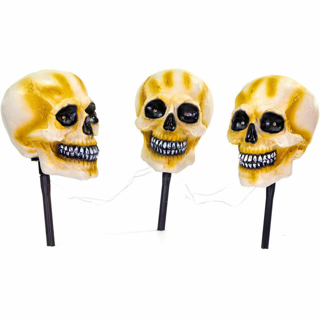 Skull Lawn Stakes Outdoor Decoration Skull Lawn Stakes Outdoor Decoration